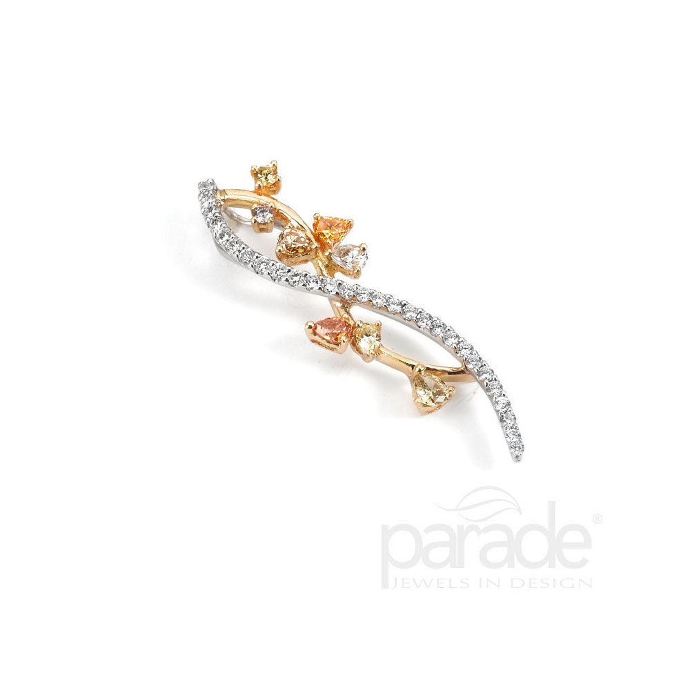 Fancy Color Diamond Pendant