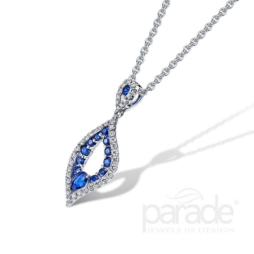 Sapphire & Diamond Pendant