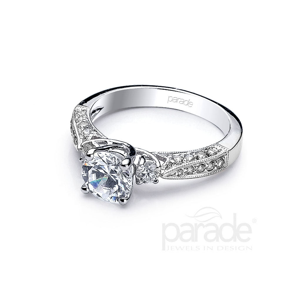 Diamond Three-Stone Engagement Ring