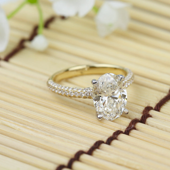 Oval Diamond Engagement Ring
