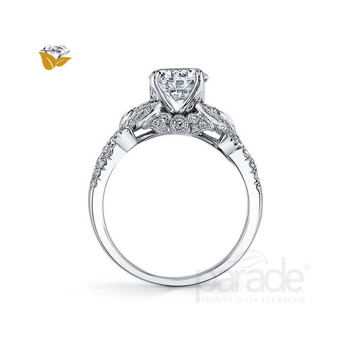Diamond Twist Engagement Ring
