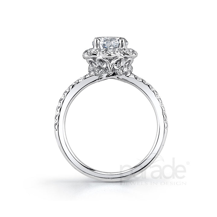 Diamond Halo Engagement Ring