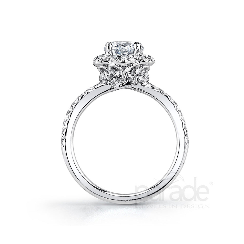 Diamond Halo Engagement Ring