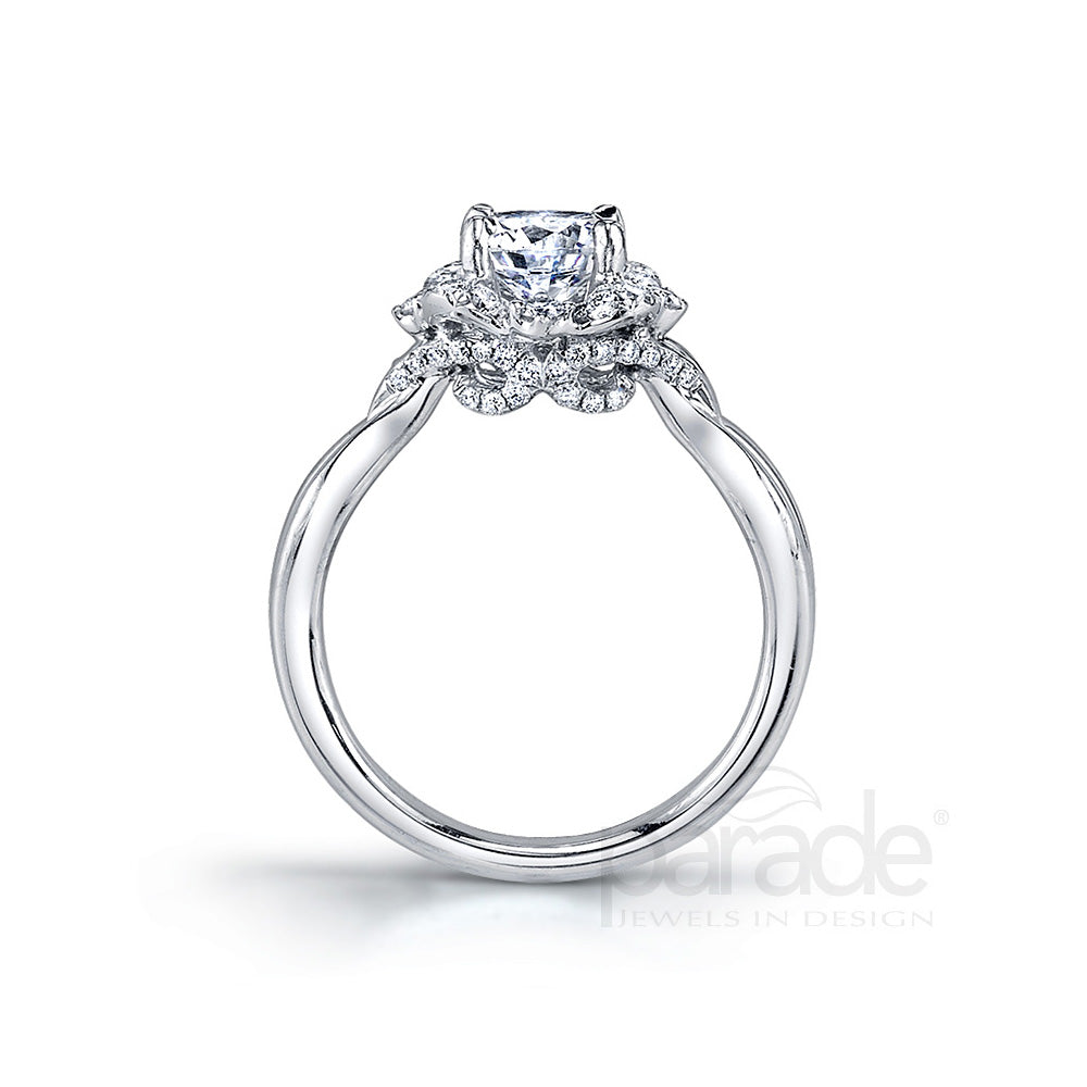 Diamond Halo Engagement Ring