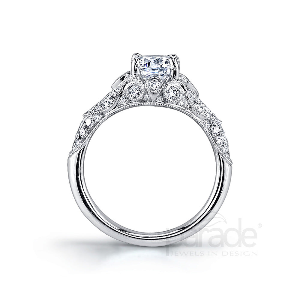 Diamond Filigree Engagement Ring