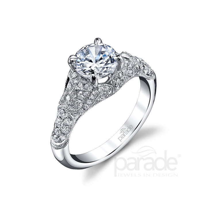 Diamond Art Deco Engagement Ring