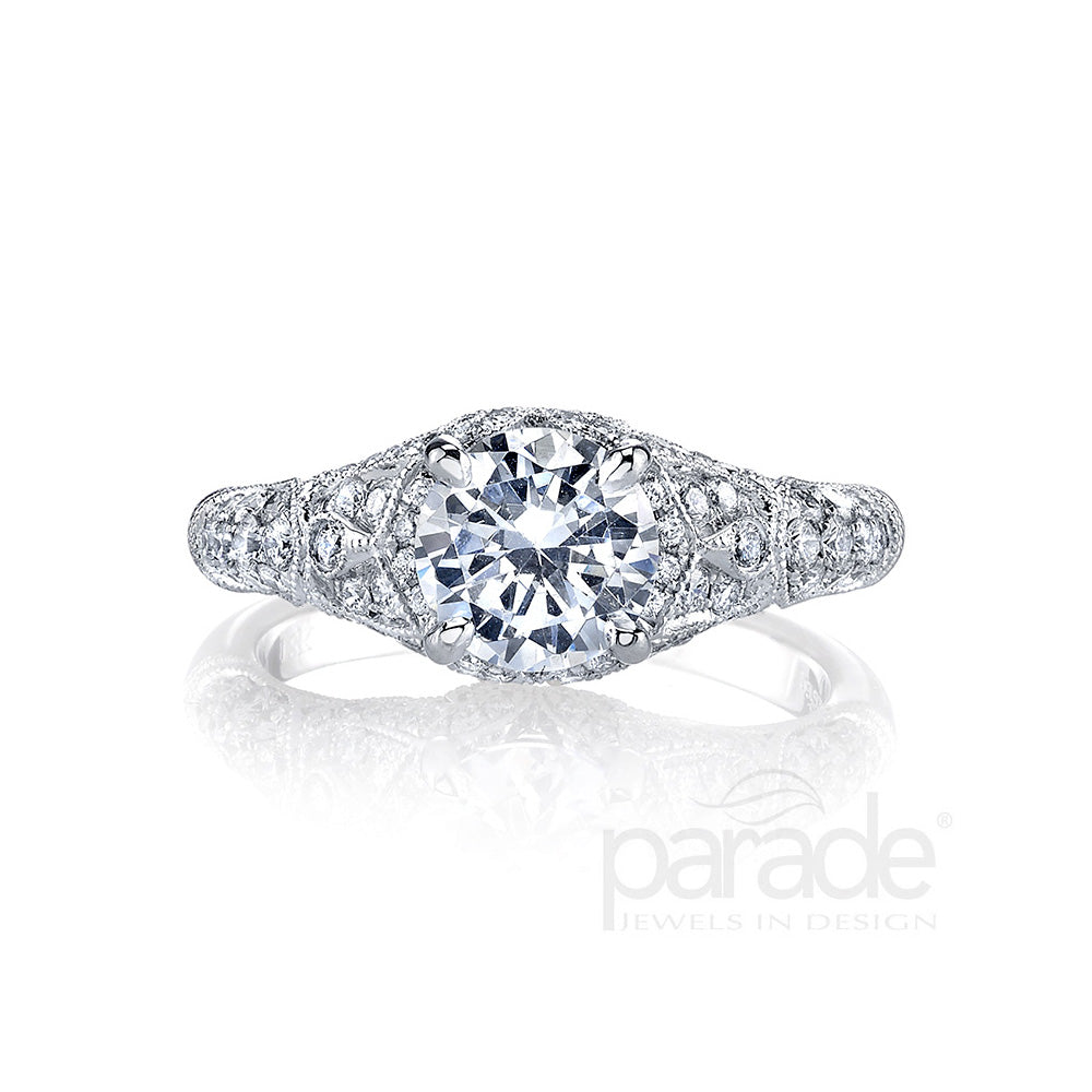 Diamond Art Deco Engagement Ring