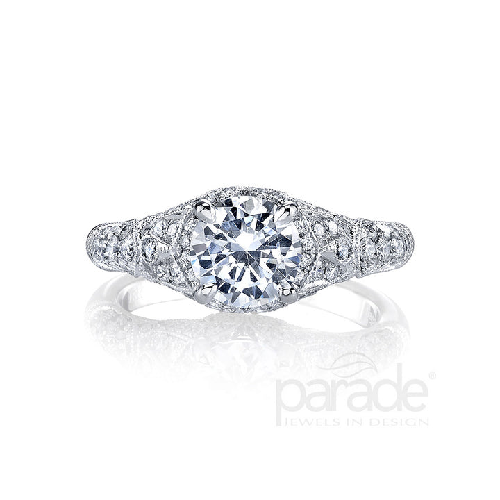 Diamond Art Deco Engagement Ring