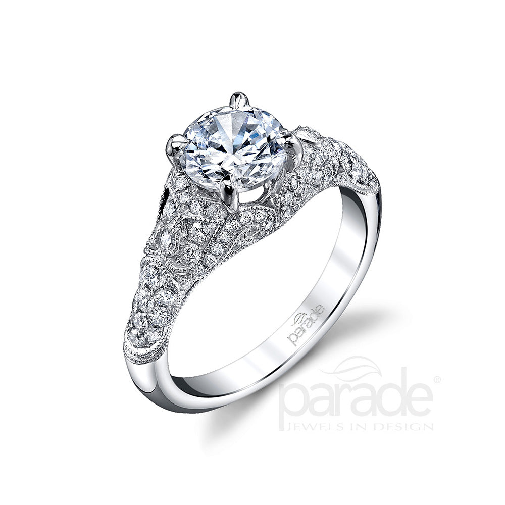 Diamond Art Deco Engagement Ring