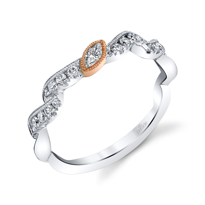 Marquise Diamond Wedding Band