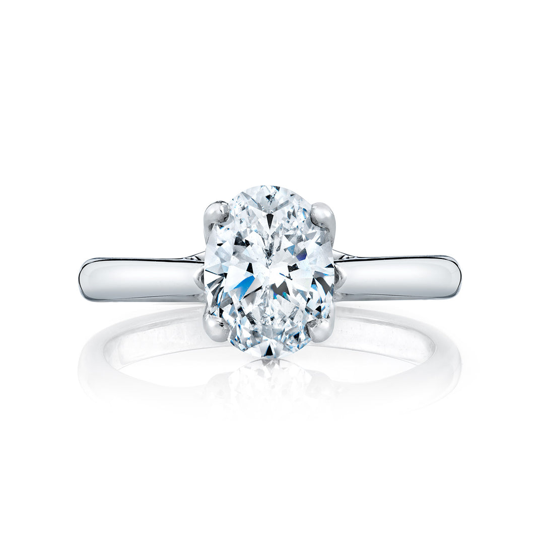 Oval Solitaire Engagement Ring