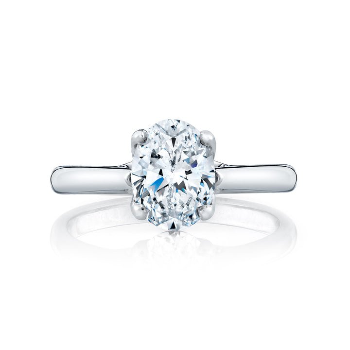 Oval Solitaire Engagement Ring