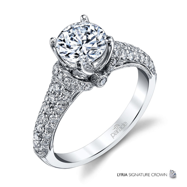 Diamond Filigree Engagement Ring
