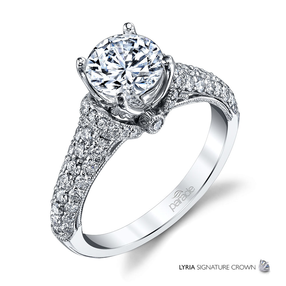 Diamond Filigree Engagement Ring