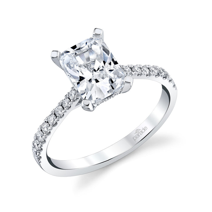 Diamond Halo Engagement Ring