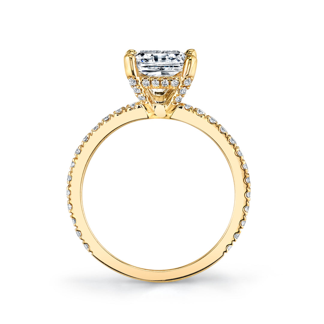 Cushion-Cut Diamond Engagement Ring