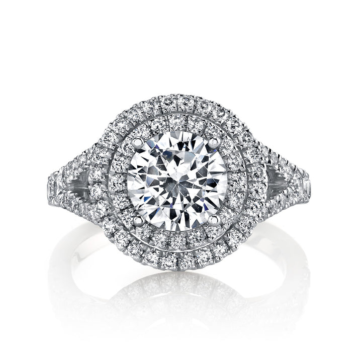 Diamond Halo Engagement Ring