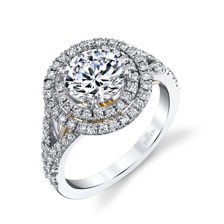 Diamond Halo Engagement Ring