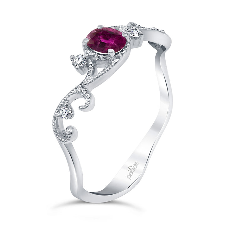 Ruby Engagement Ring