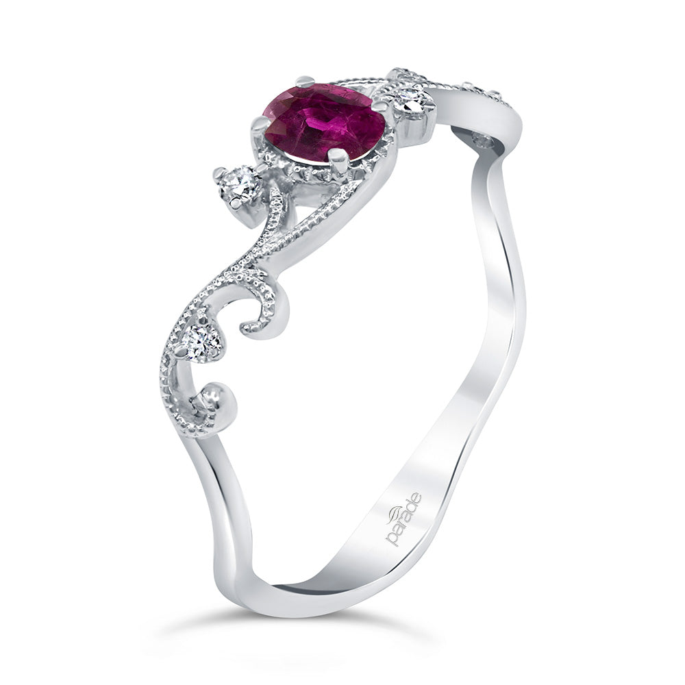 Ruby Engagement Ring