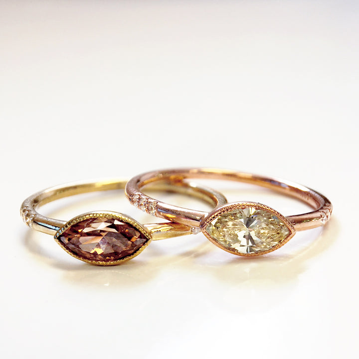 Marquise Diamond Engagement Ring