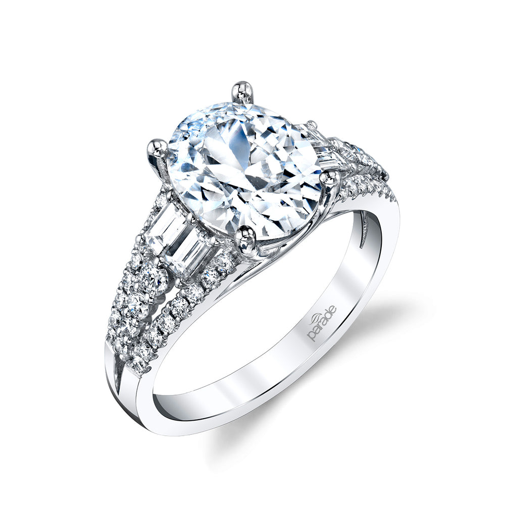 Baguette Diamond Engagement Ring