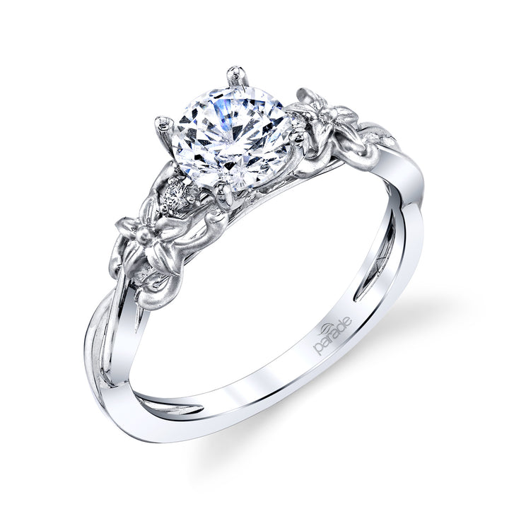 Diamond Twist Engagement Ring