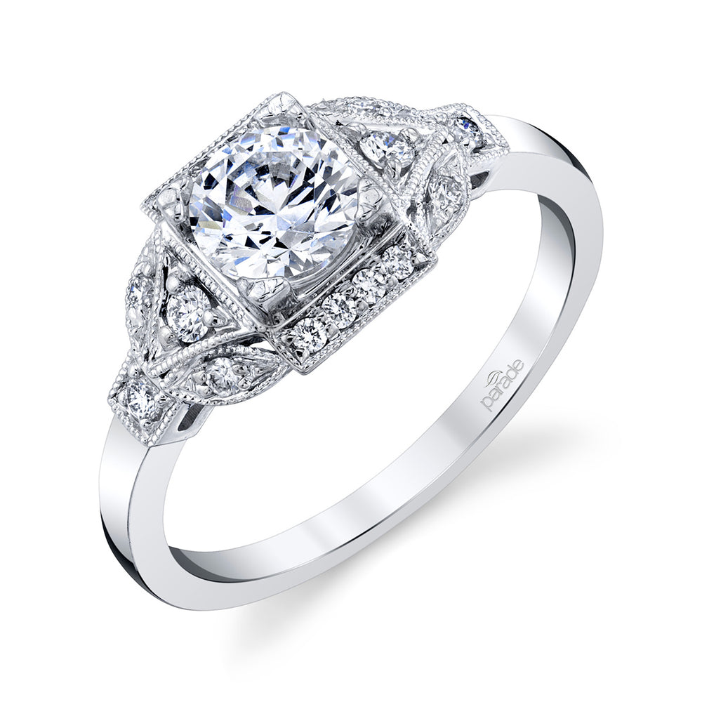 Halo Engagement Ring