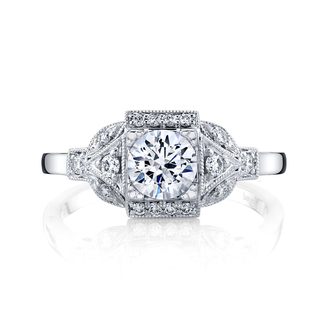 Halo Engagement Ring