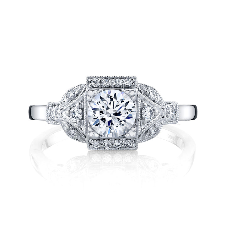 Halo Engagement Ring