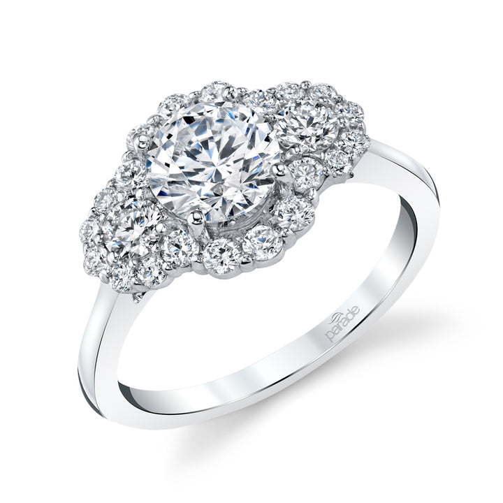 Diamond Three-Stone Engagement Ring