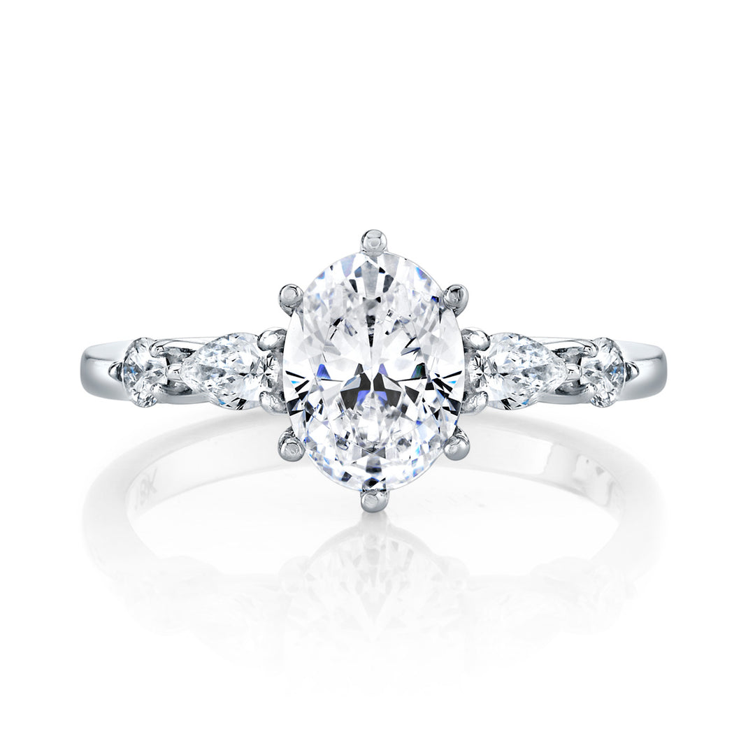 Oval Diamond Engagement Ring