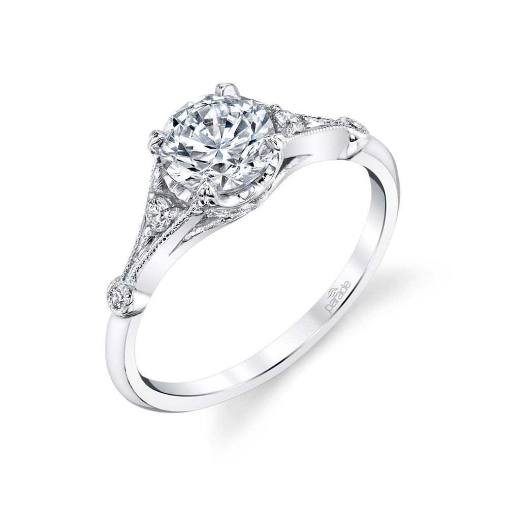 Diamond Art Deco Engagement Ring