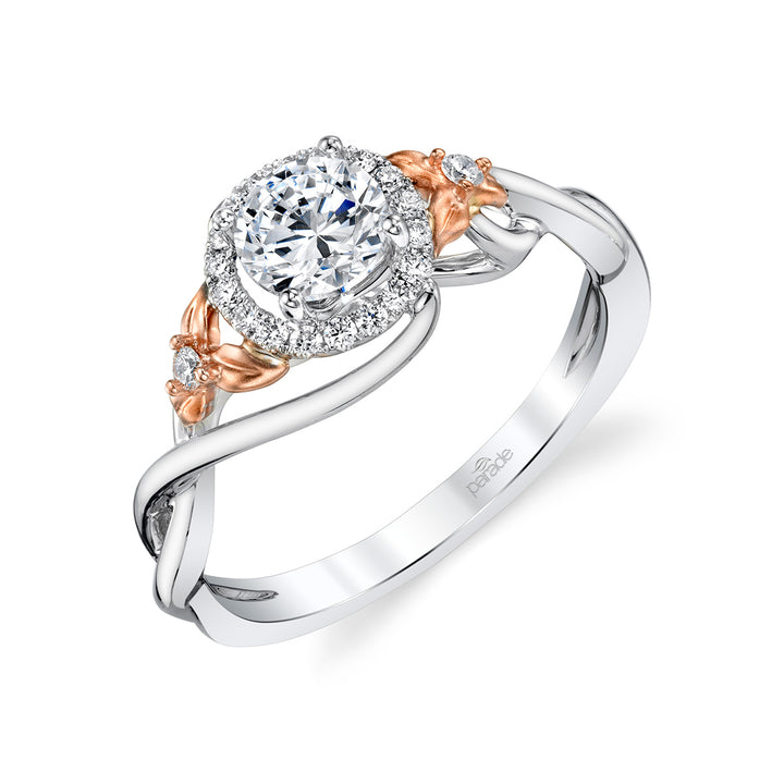 Diamond Halo Engagement Ring