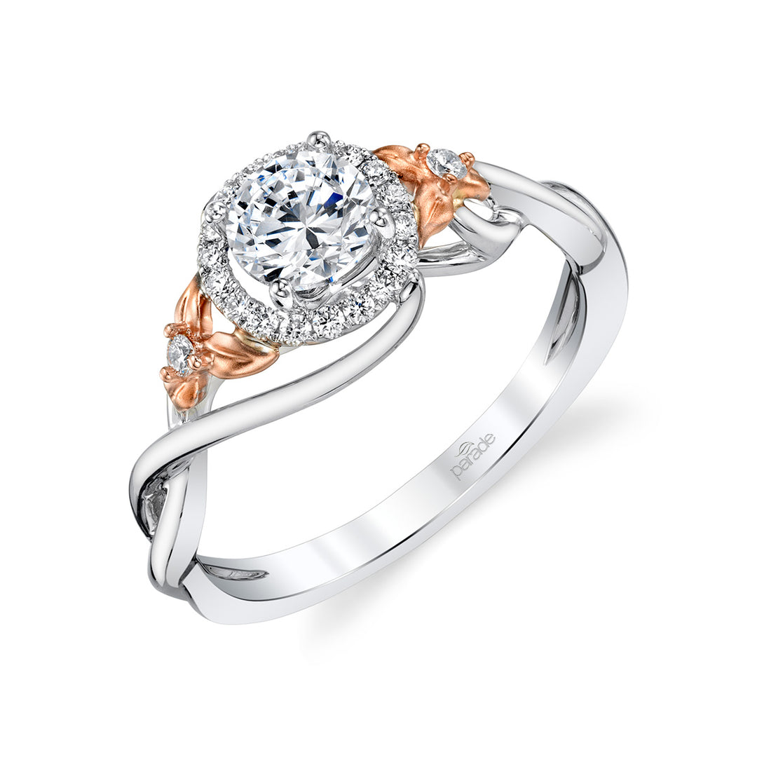 Diamond Halo Engagement Ring
