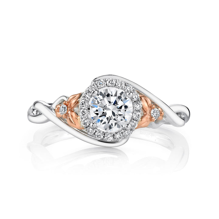 Diamond Halo Engagement Ring