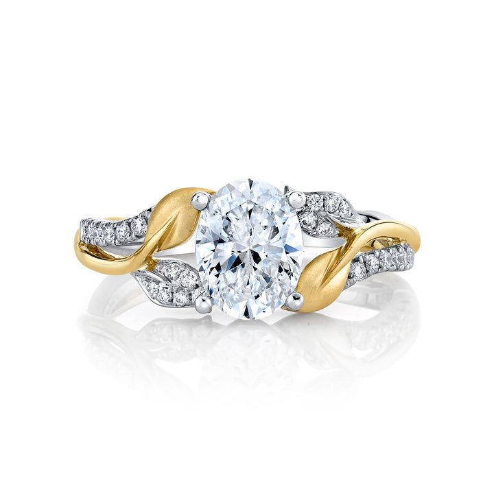 Diamond Twist Engagement Ring