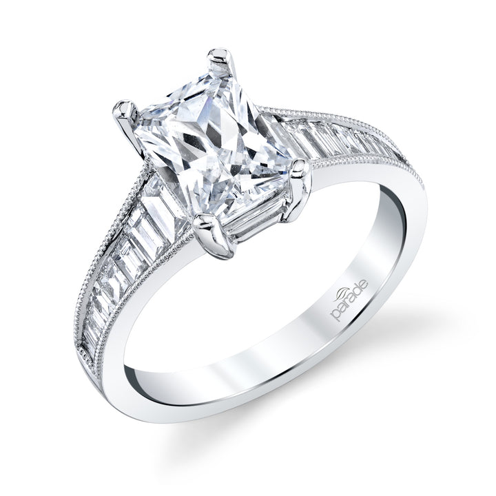 Baguette Diamond Engagement Ring