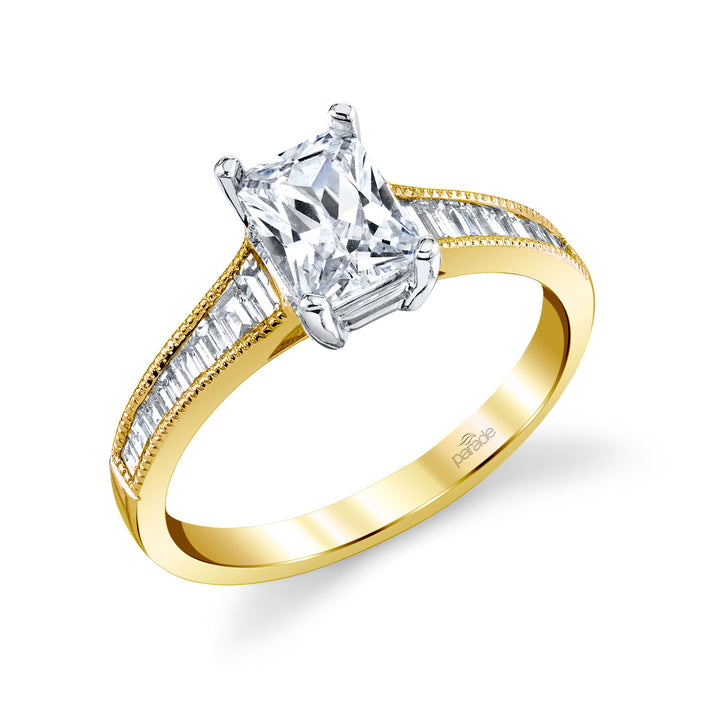 Radiant-Cut Diamond Engagement Ring