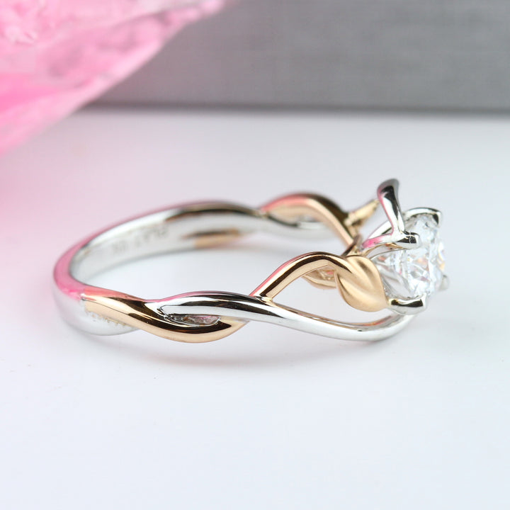 Twist Engagement Ring