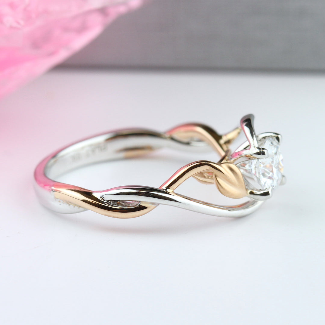 Twist Engagement Ring