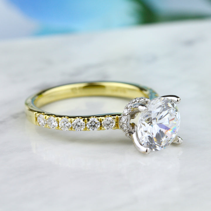 Halo Engagement Ring