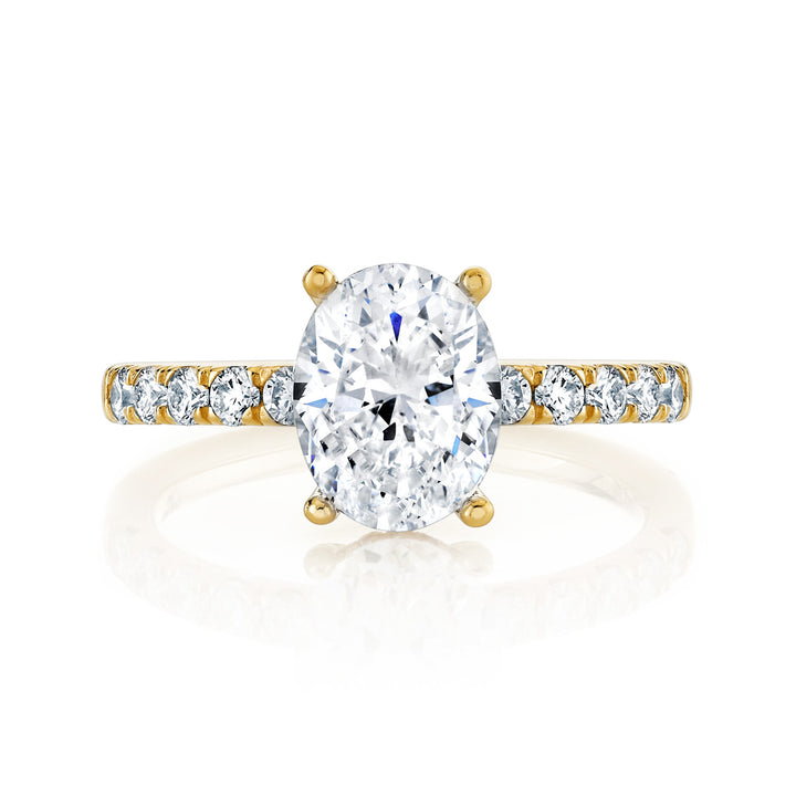 Oval Diamond Engagement Ring