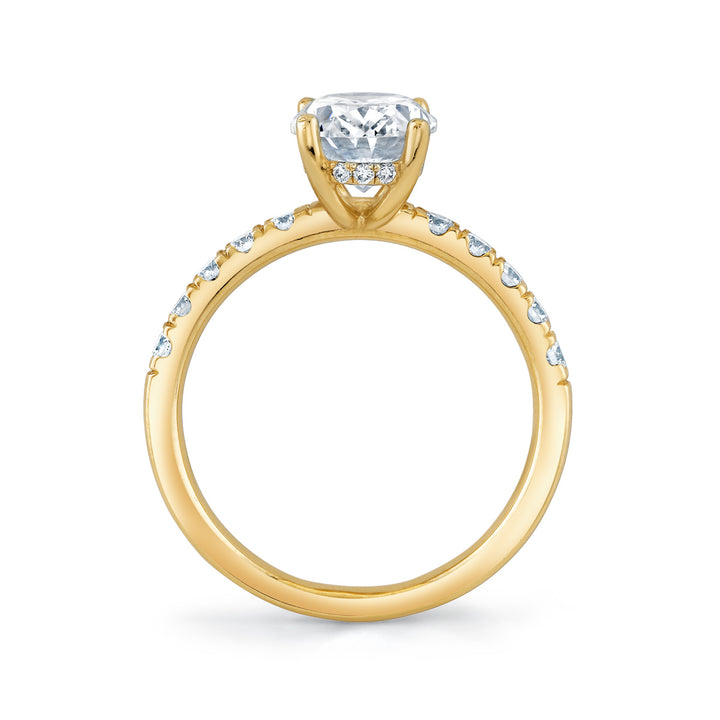 Oval Diamond Engagement Ring