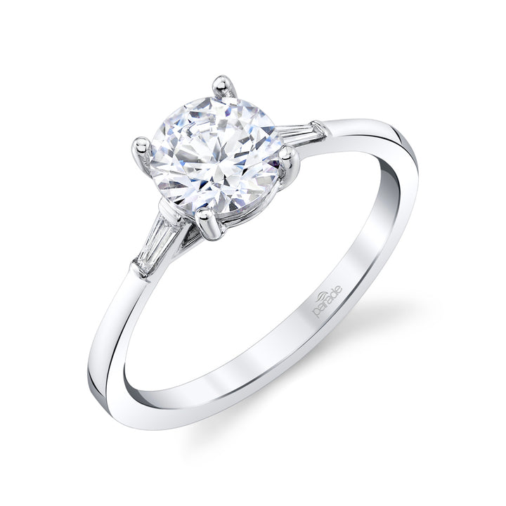 Baguette Diamond Engagement Ring