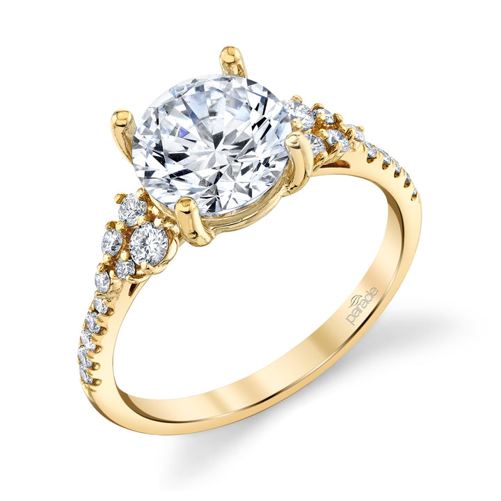 Diamond Cluster Engagement Ring