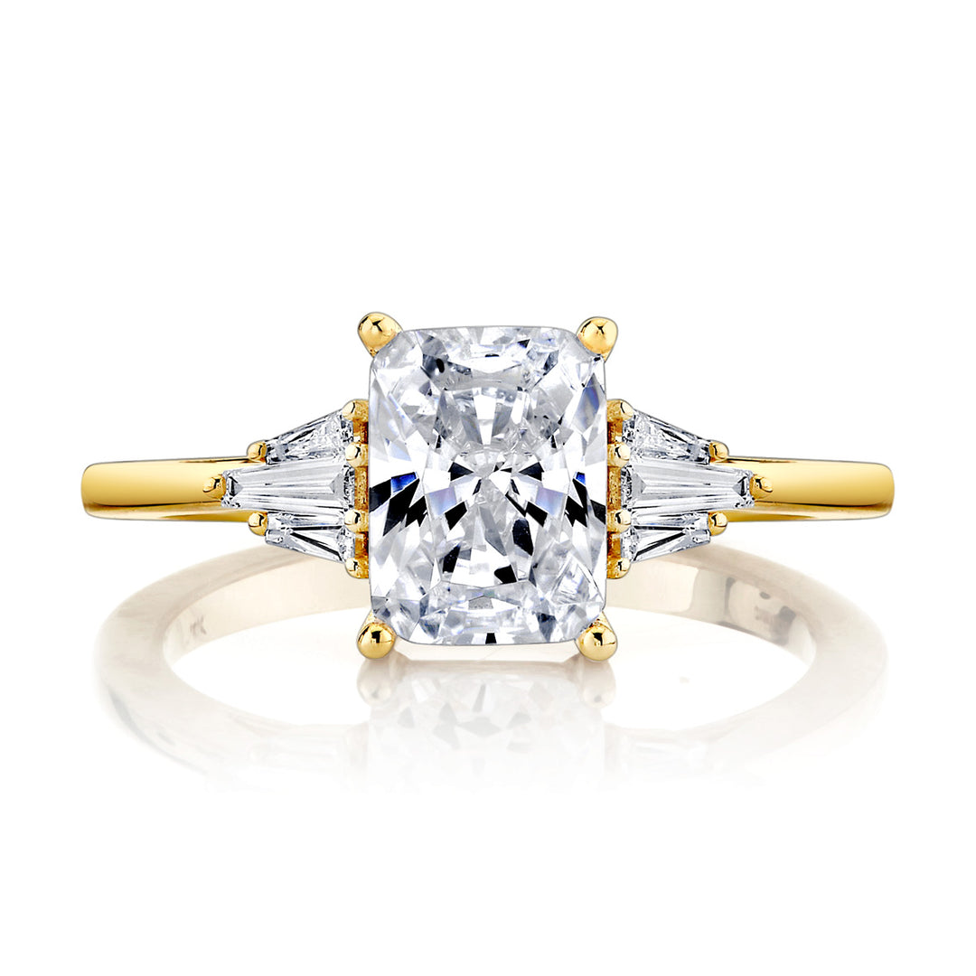 Emerald-Cut Engagement Ring