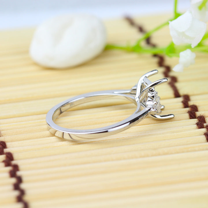 Emerald-Cut Engagement Ring