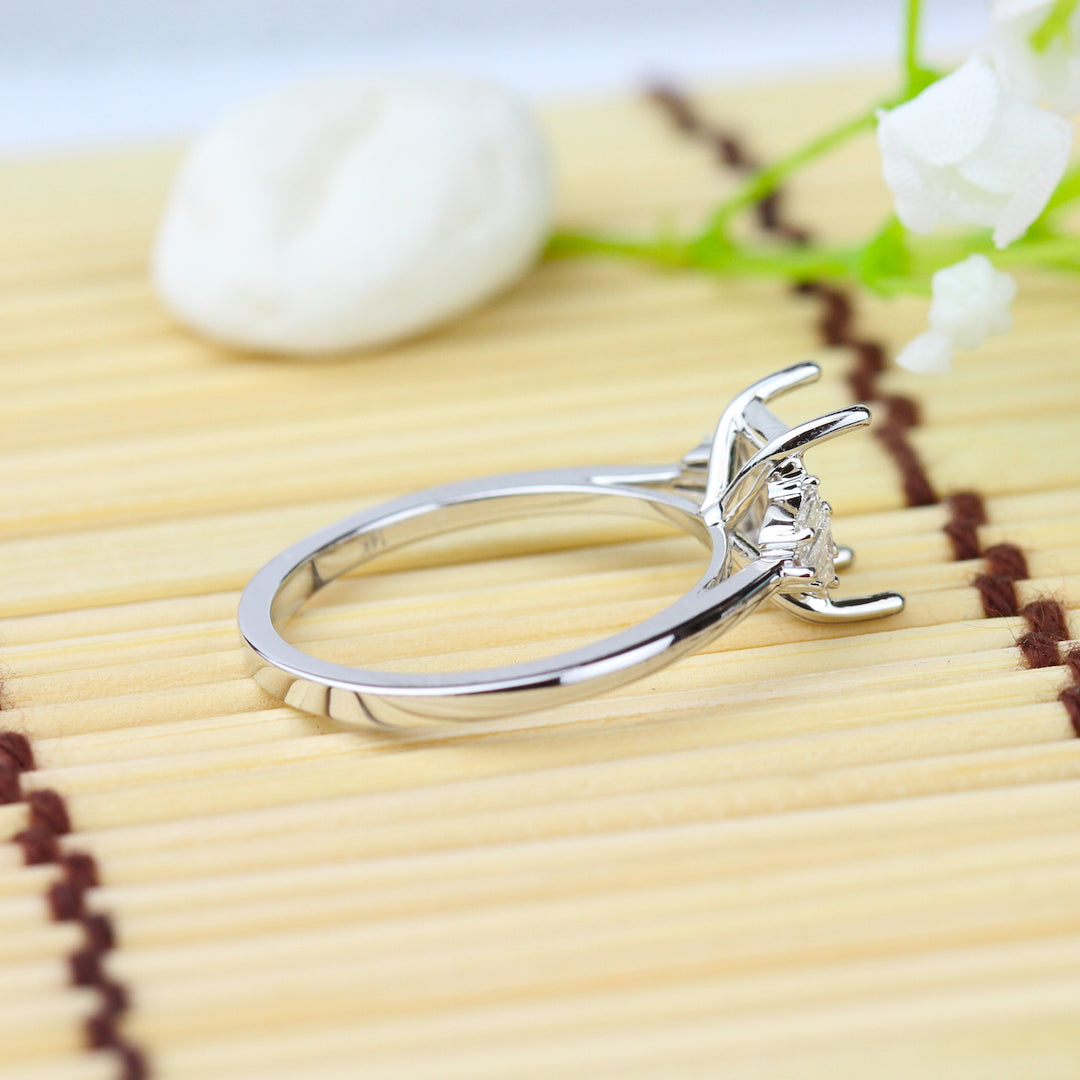 Emerald-Cut Engagement Ring