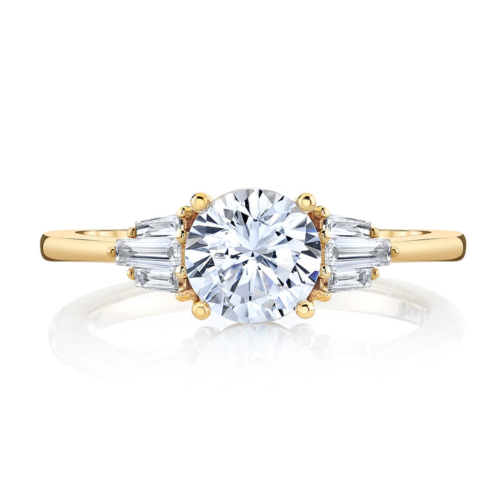 Baguette Diamond Engagement Ring
